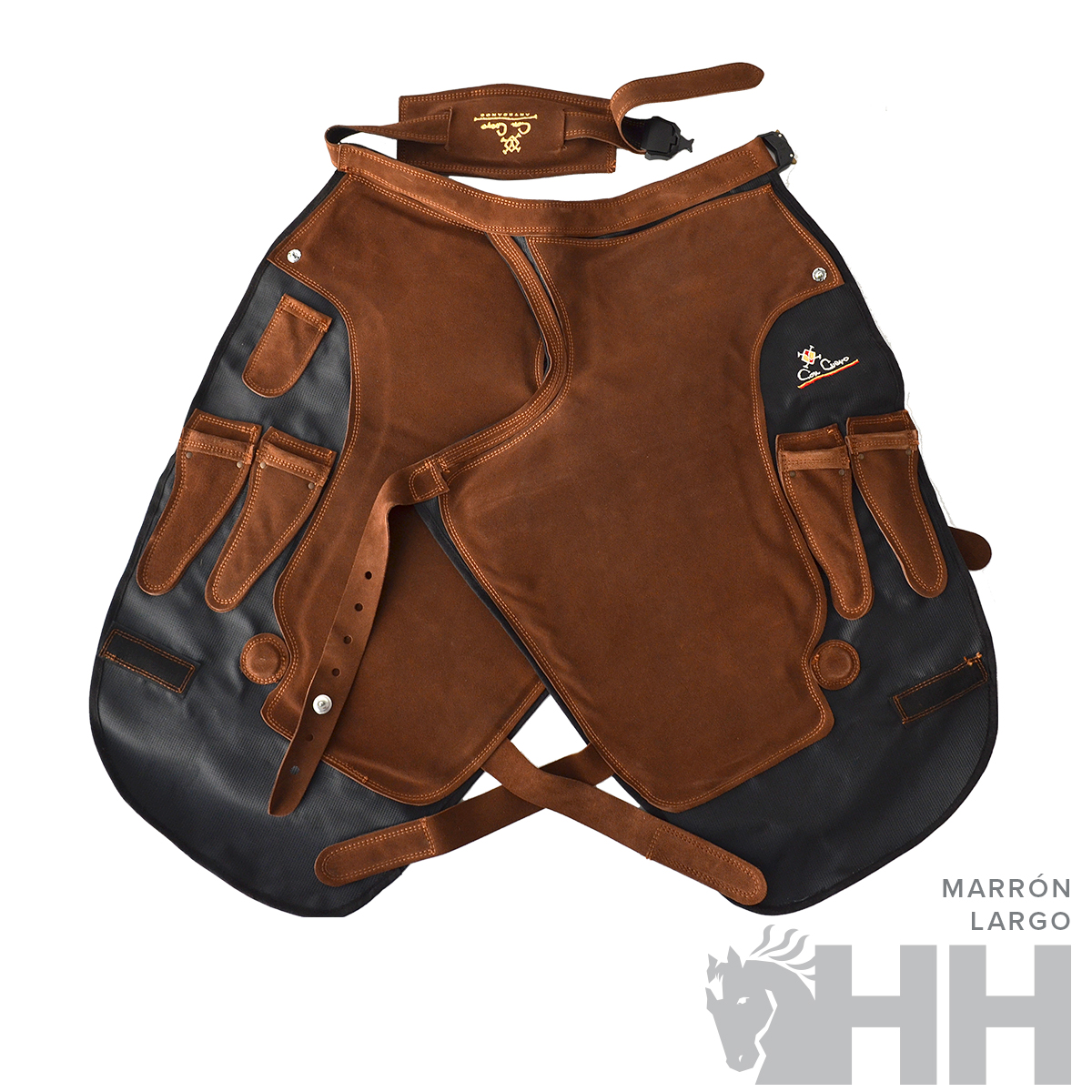 SAFÕES FERRADOR CON CUERO OLIMPIC FIBRA-CAMURÇA