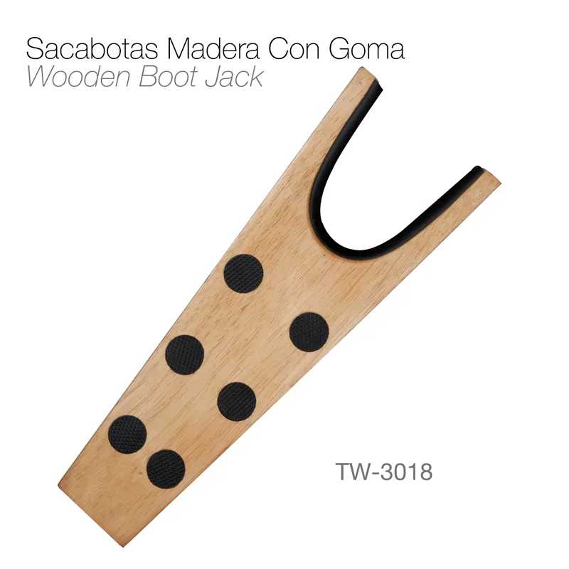 DESCALÇADEIRA MADEIRA COM BORRACHA