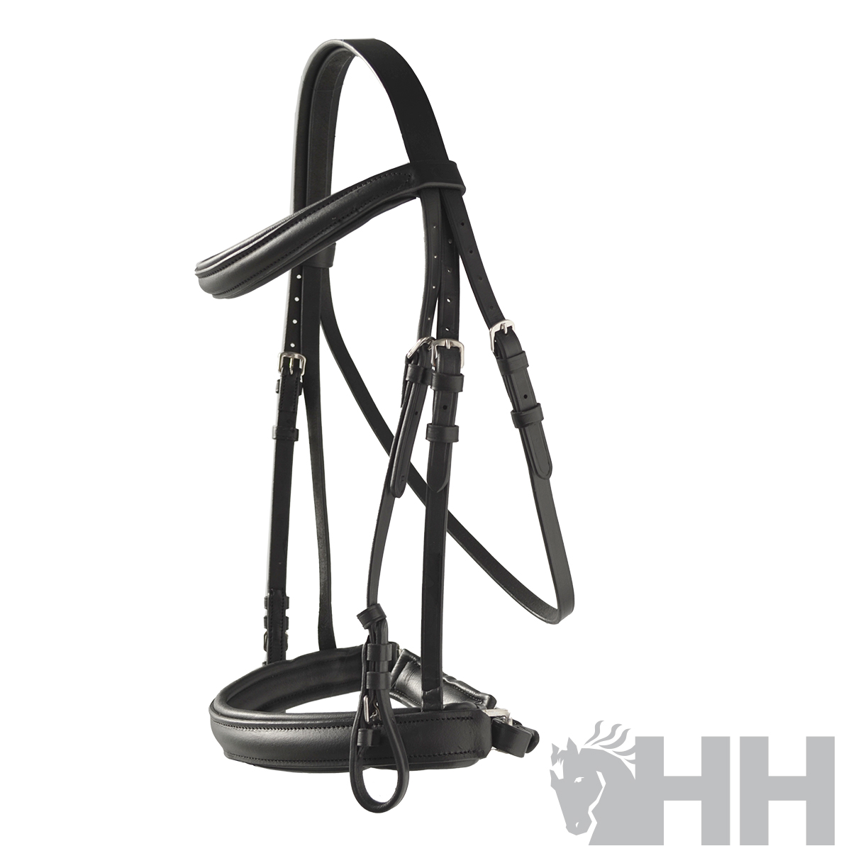 CABEÇADA INGLESA HH MIMAS FREIO-BRIDÃO