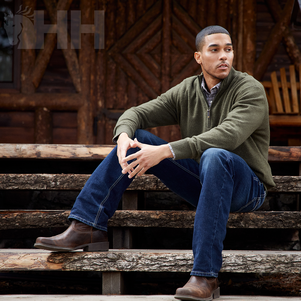 BOTA ARIAT RAMBLER WESTERN HOMEM (PAR)