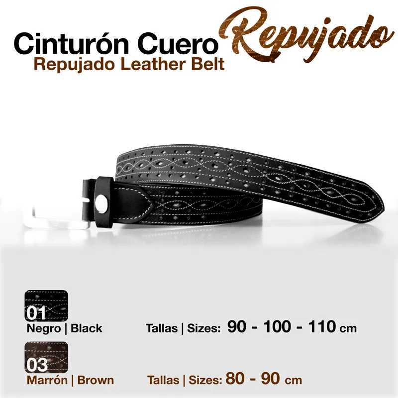 CINTO COURO REPUJADO