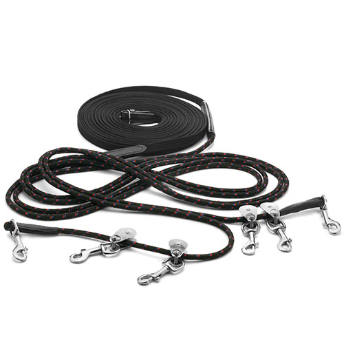 RÉDEAS LEXHIS LONGAS (9 METROS CADA) LONA COM POLIAS