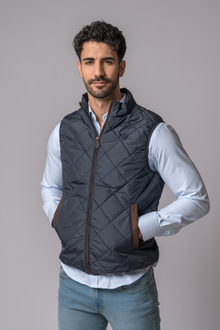 COLETE PALERMO AZUL MARINHO