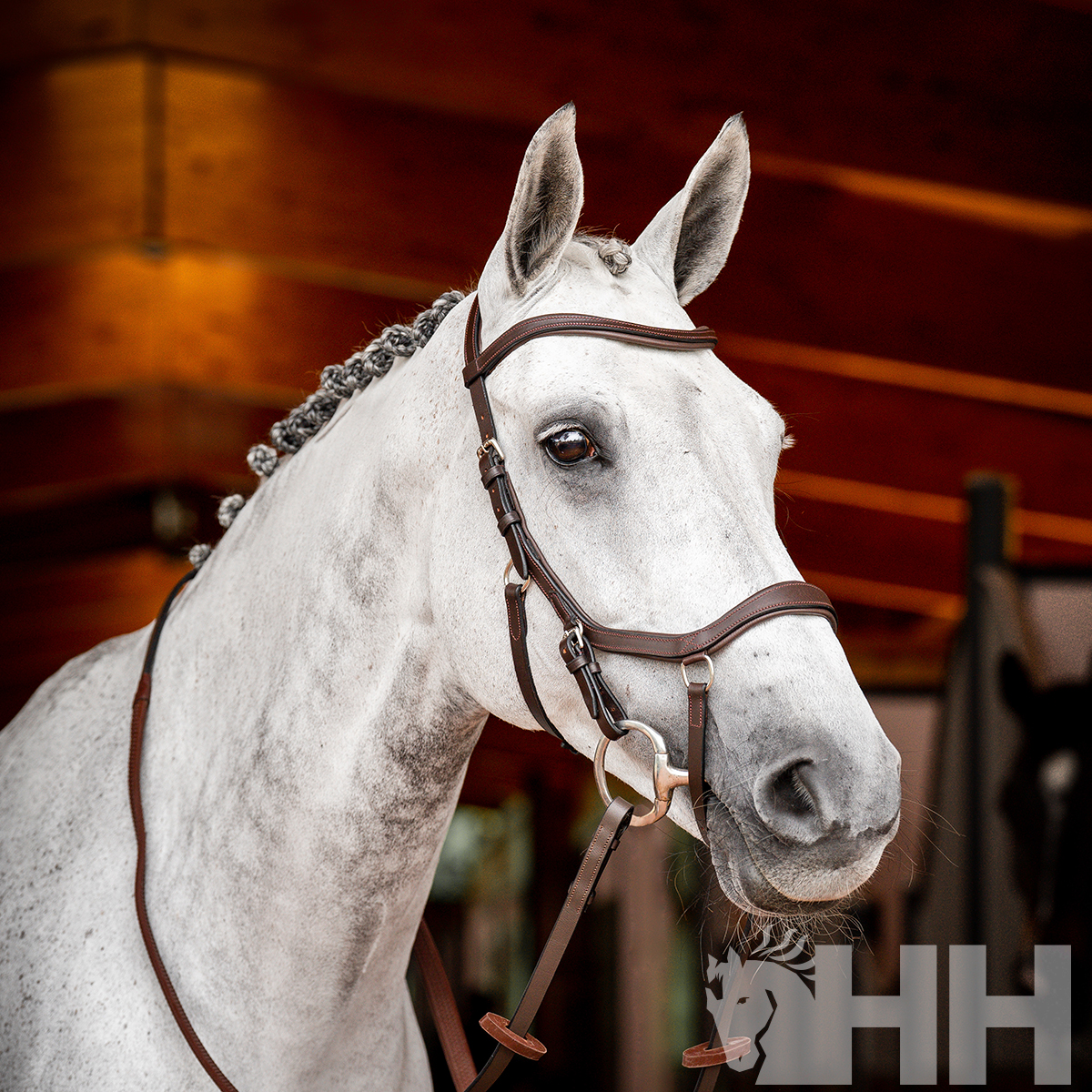 CABEÇADA INGLESA HORSEWARE MICKLEM 2 COMPETITION BRIDLE (SEM RÉDEAS)