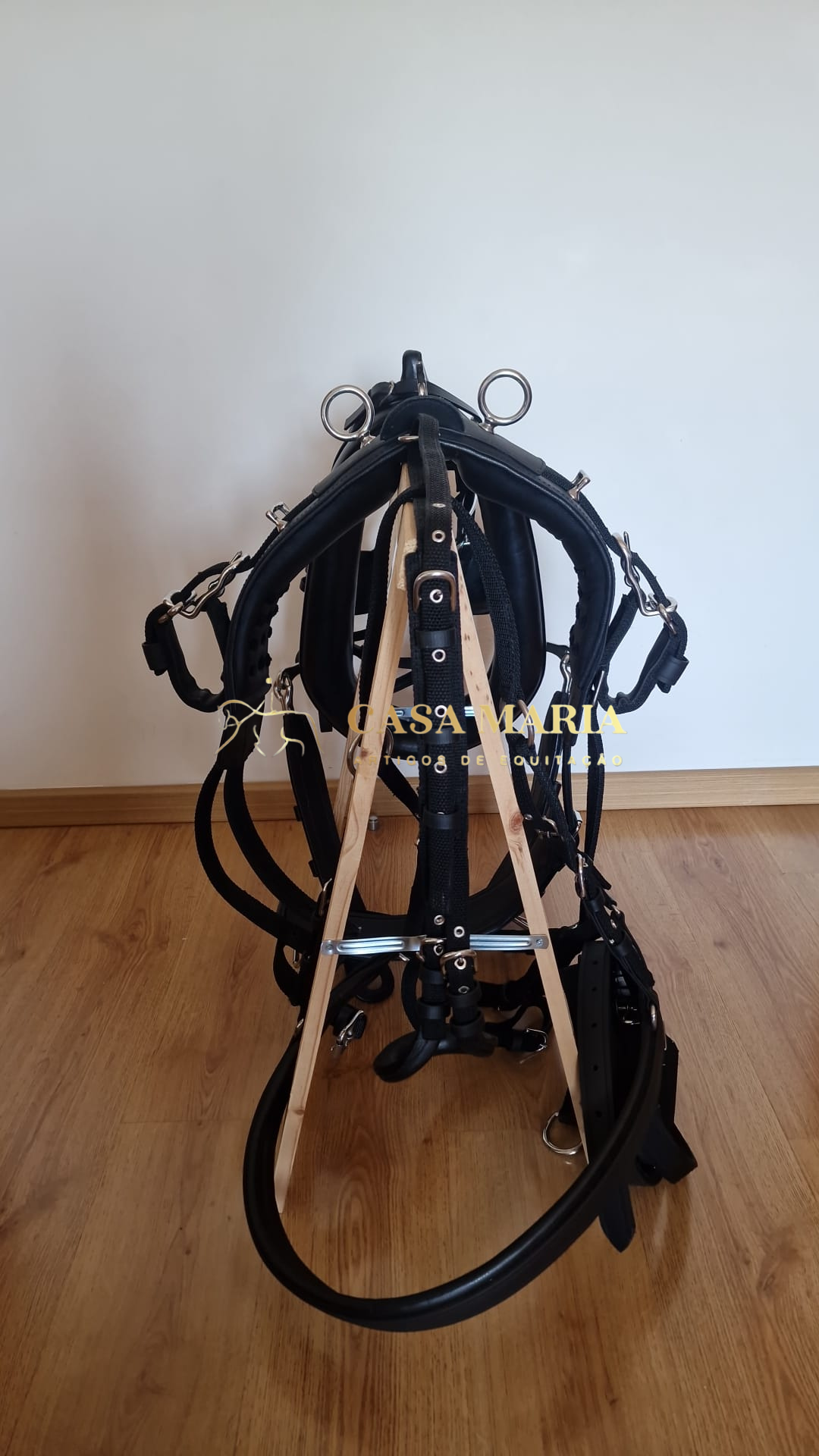 Arreios De Atrelagem C/ Coelheira e Engate Rápido - Pónei