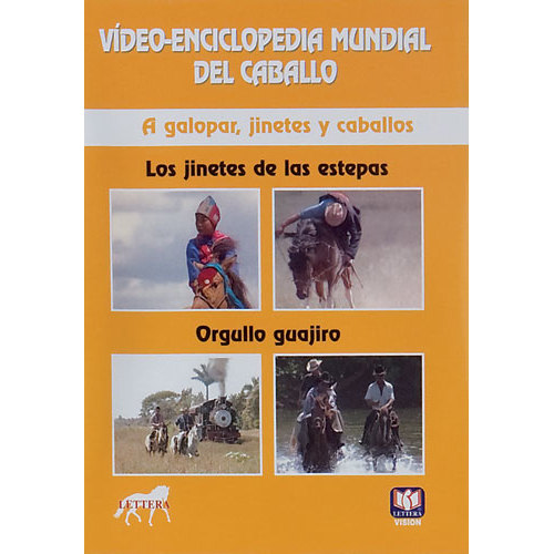 DVD VÍDEO-ENCICLOPEDIA MUNDIAL DEL CAVALO. A GALOPAR, JINETES Y CAVALOS. LOS JINETES DE LAS ESTEPA