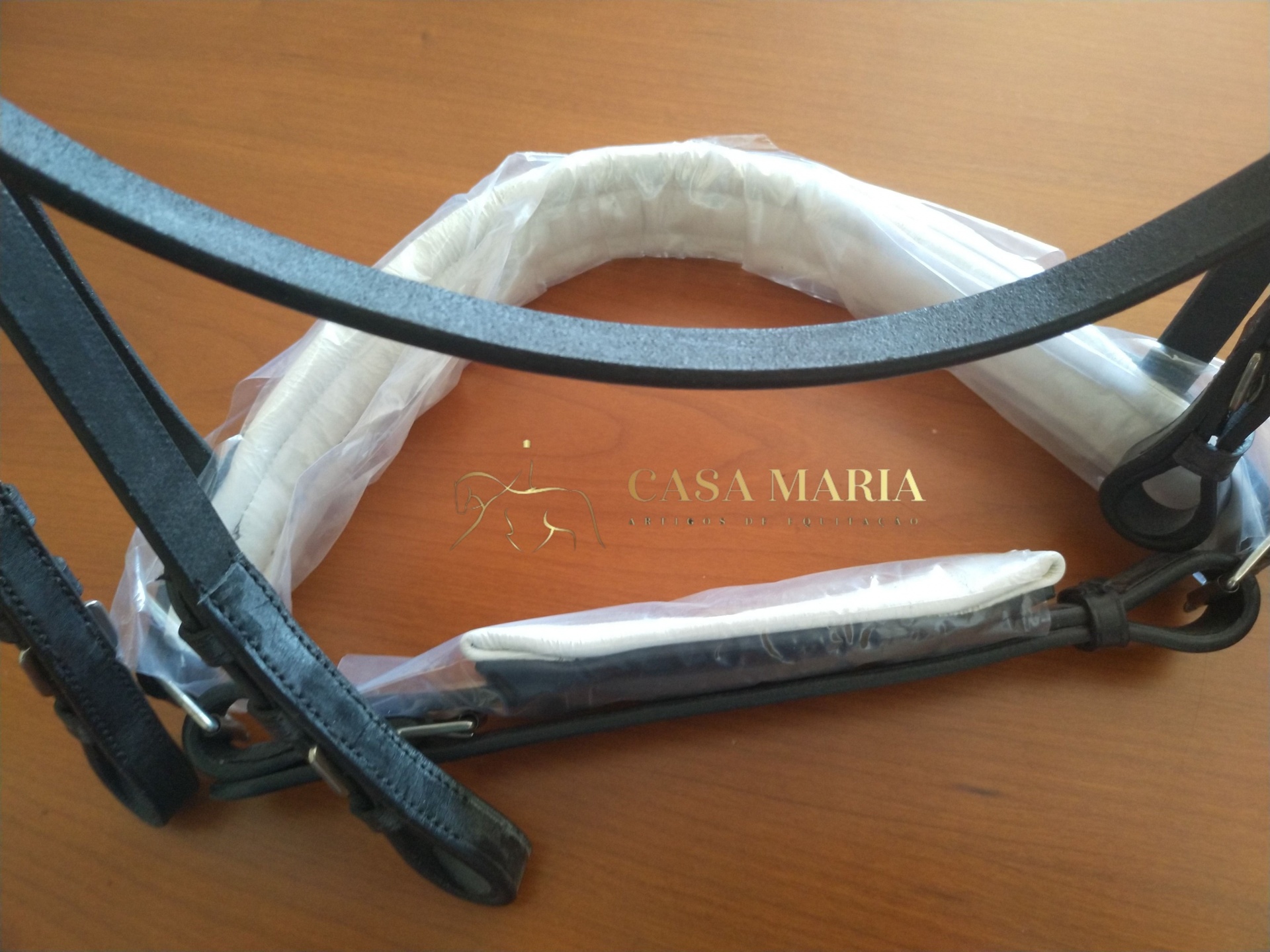 Cabeçada Inglesa para freio e bridão