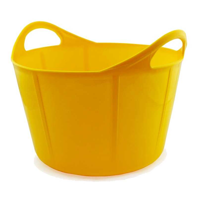 Balde de borracha de 17 litros