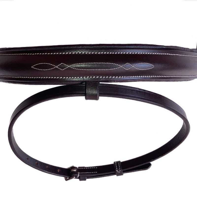 Cabeçada para bridão com focinheira sueca larga