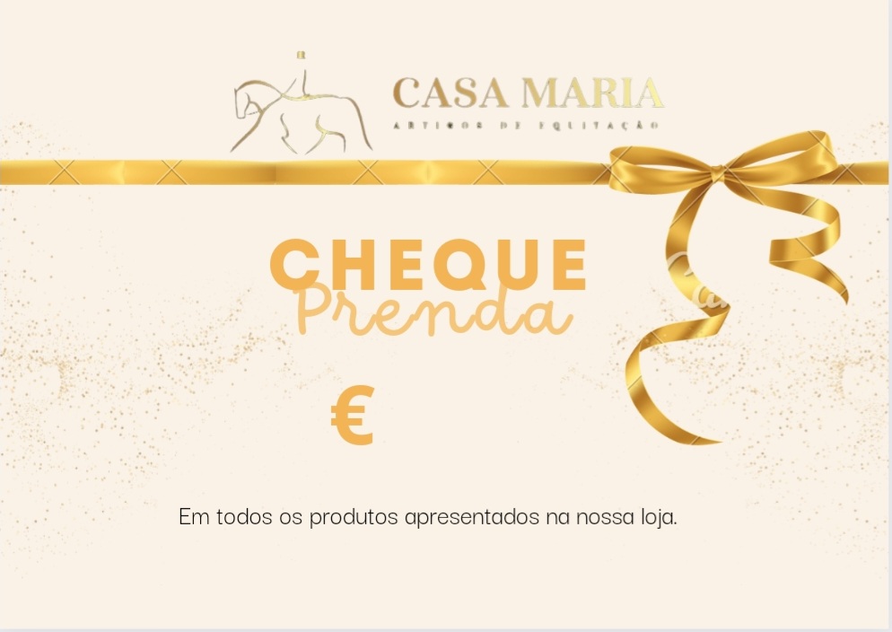 Cheque Prenda - Montante Personalizado ?