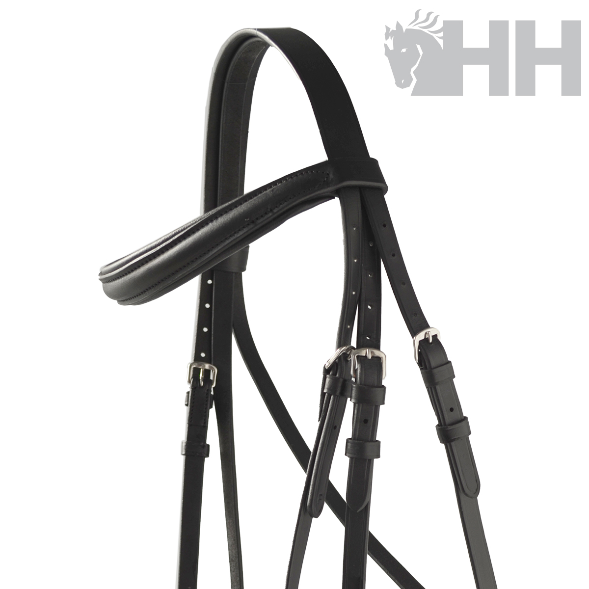 CABEÇADA INGLESA HH MIMAS FREIO-BRIDÃO