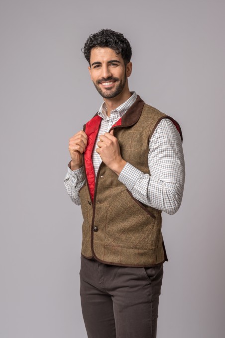 COLETE LÃ LAPELA LISTA VERMELHA