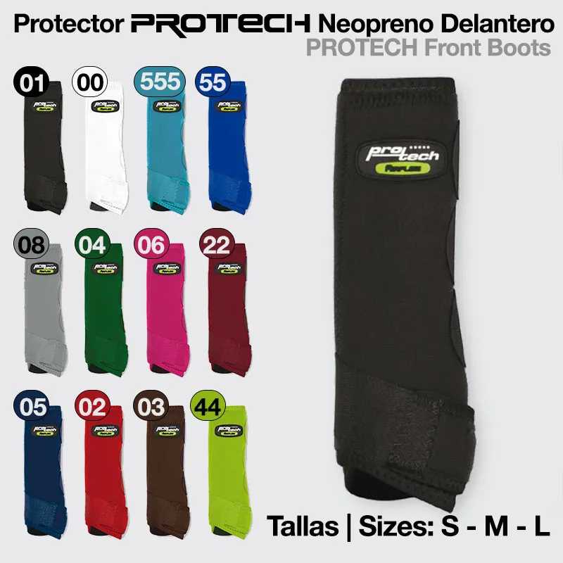 Botas Protech para proteção frontal em várias cores e tamanhos