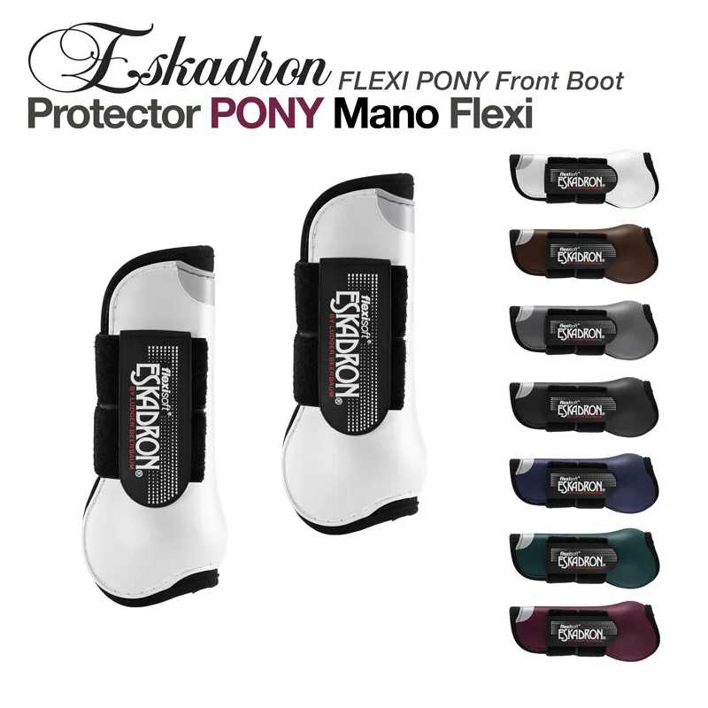 Botas protetoras para pônei Eskadron várias cores com fecho velcro