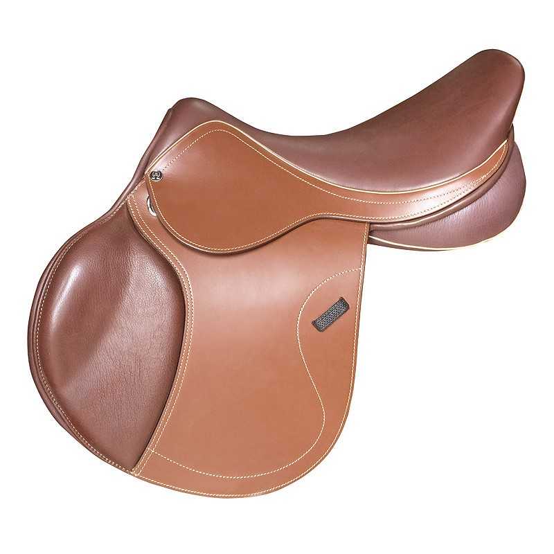 Selim Obstáculos OMEGA em couro com ponte intercambiável