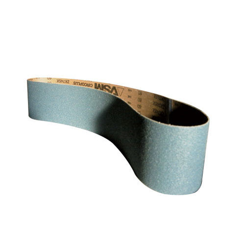 Correia abrasiva cinza para lixamento