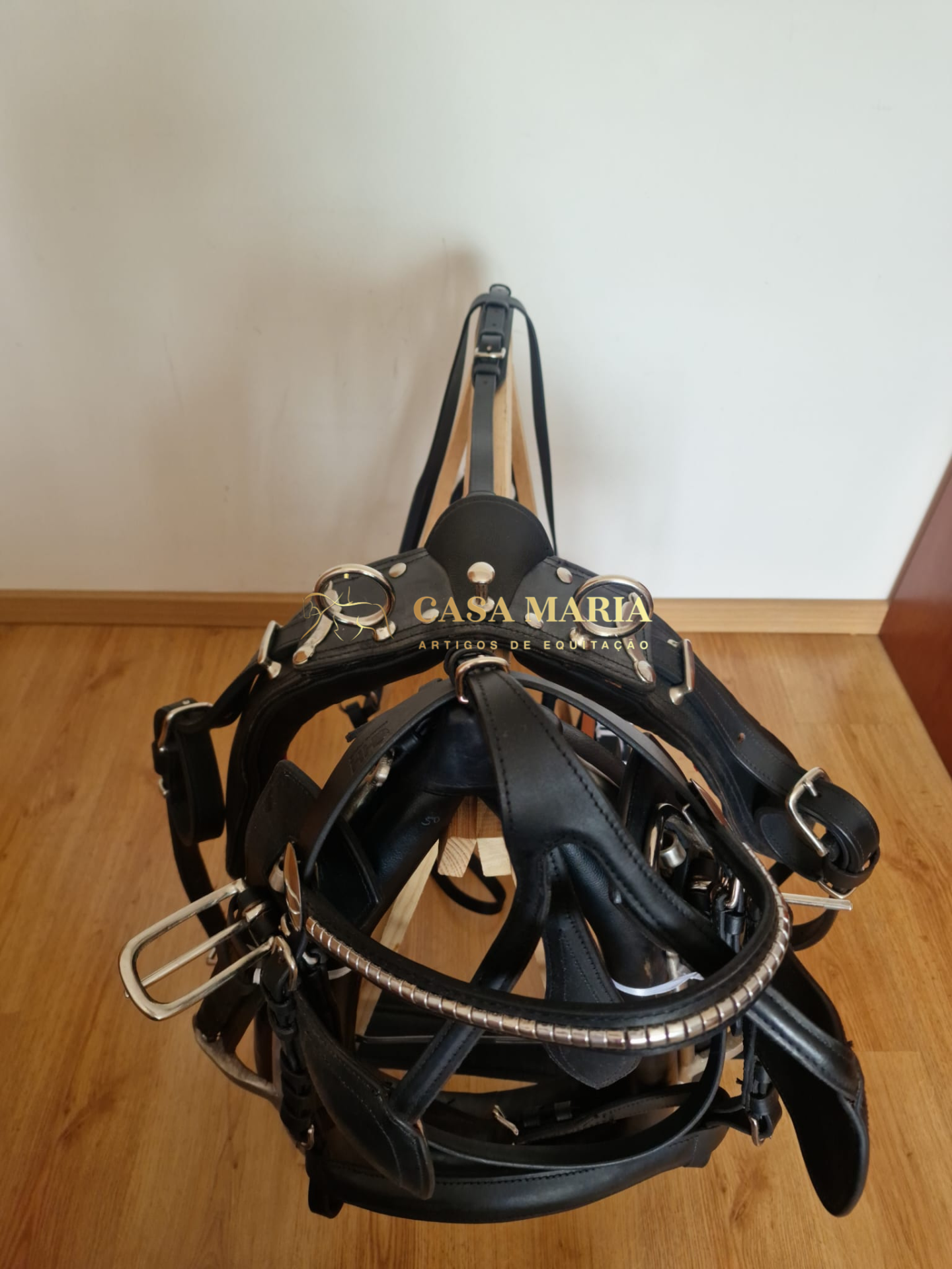 Arreios De Atrelagem Com Coelheira - Em couro