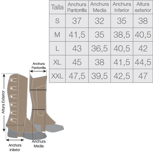 POLAINAS HH PORTUGUESA CAMURÇA (PAR)