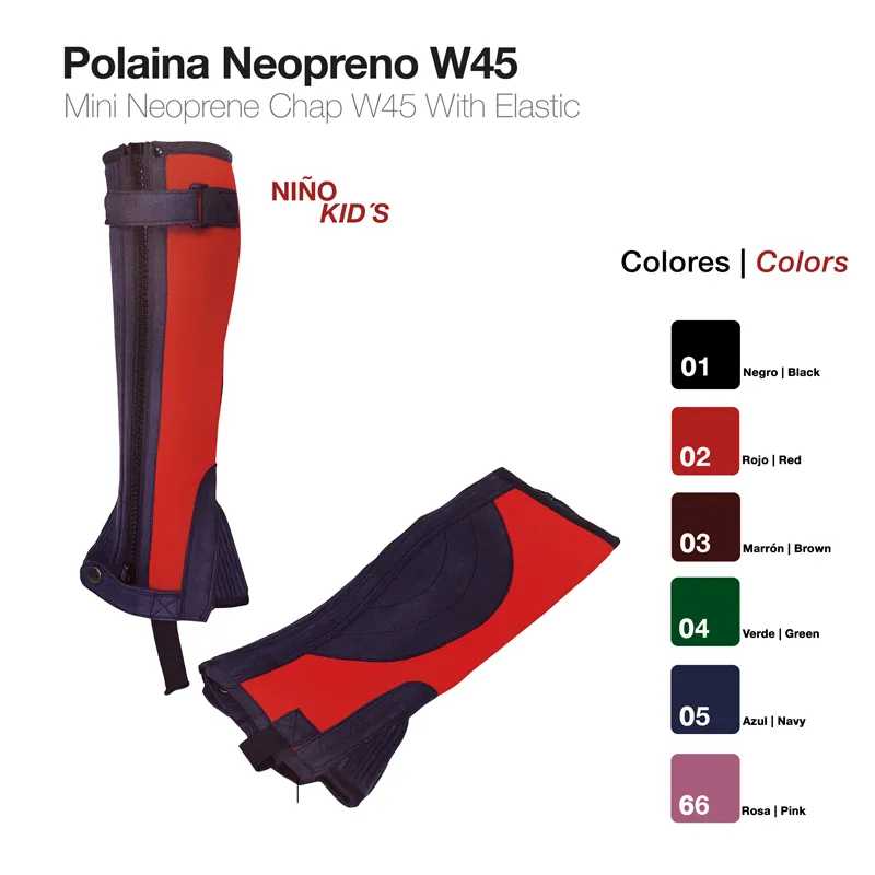 POLAINAS NEOPRENE CRI. W45 PRETO