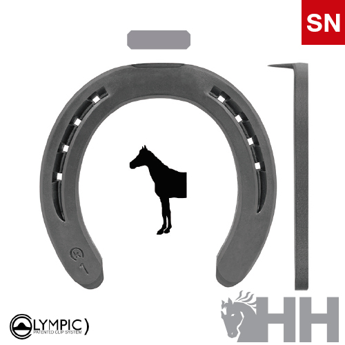 FERRADURA KERCKHAERT SN 1 ARPÃO DIANTEIRA (CAIXA 20 UNIDADES)