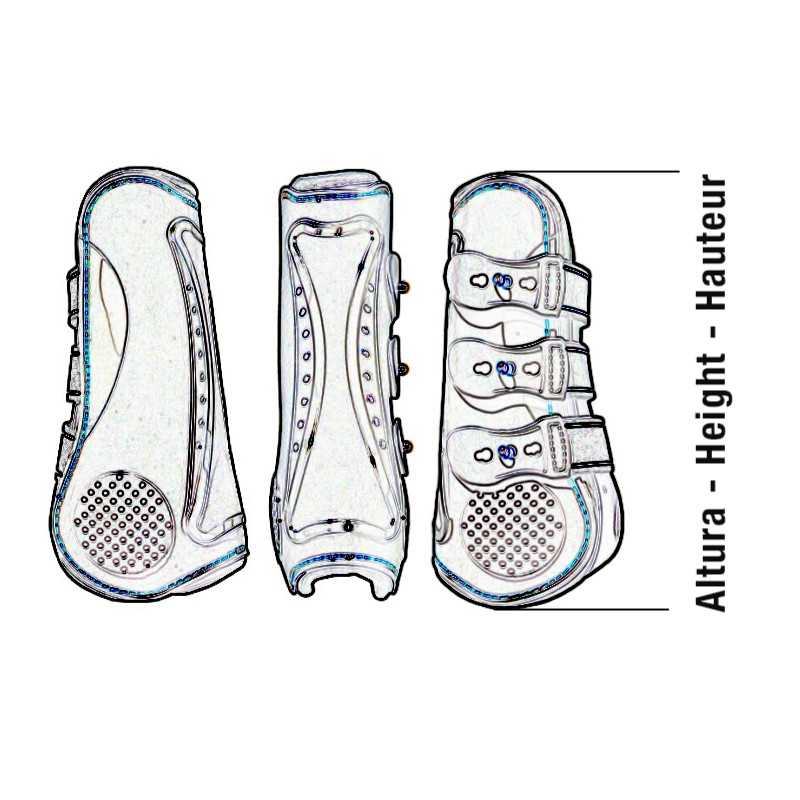 Protetor de tendões/ em memory foam e cerâmica