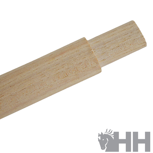 Peças de madeira encaixáveis com textura natural e logótipo HH