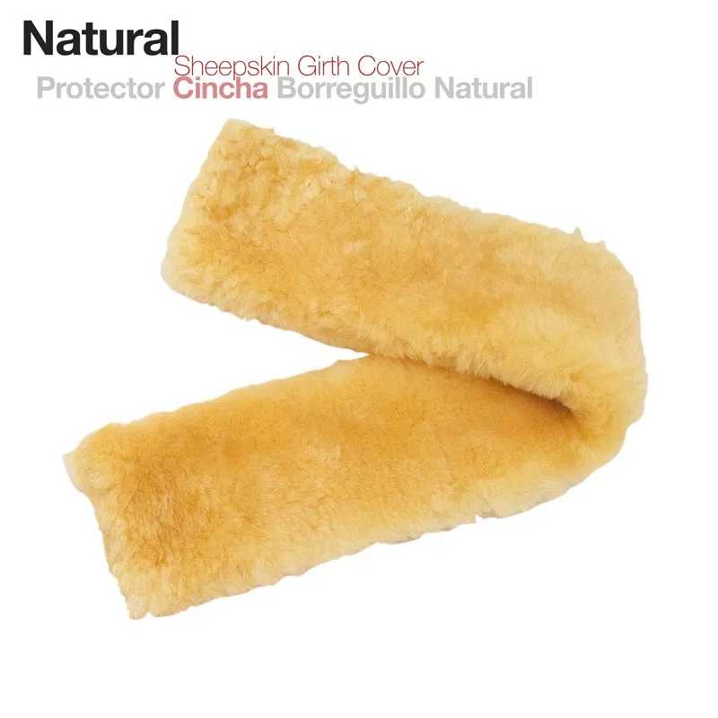 PROTETOR DE CILHA EM PELO DE BORREGO NATURAL