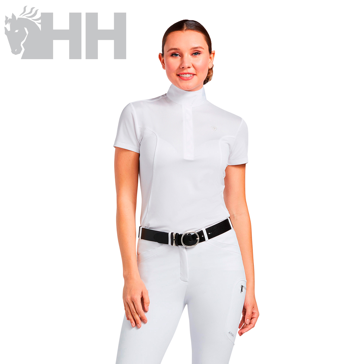 POLO CONCURSO ARIAT APTOS MANGA CURTA SENHORA