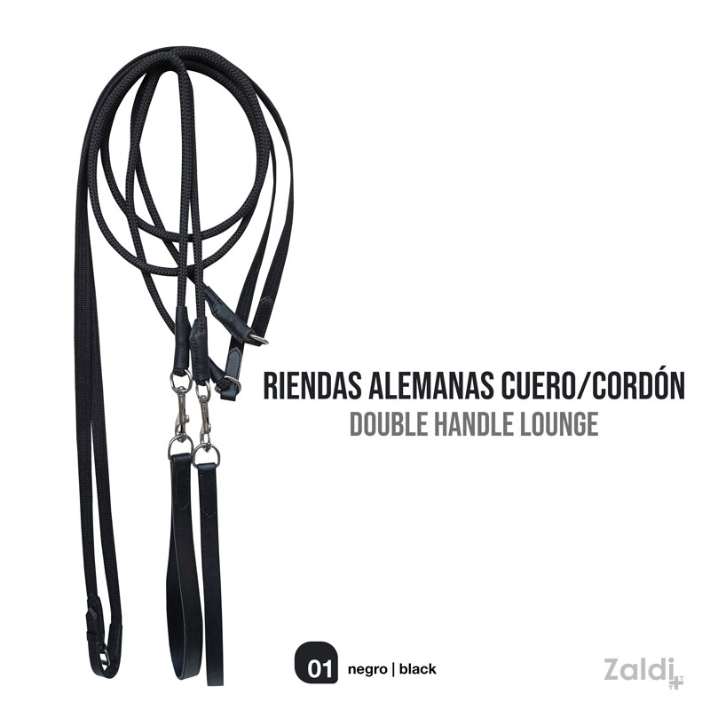 RÉDEAS ALEMÃS EM COURO/CORDÃO