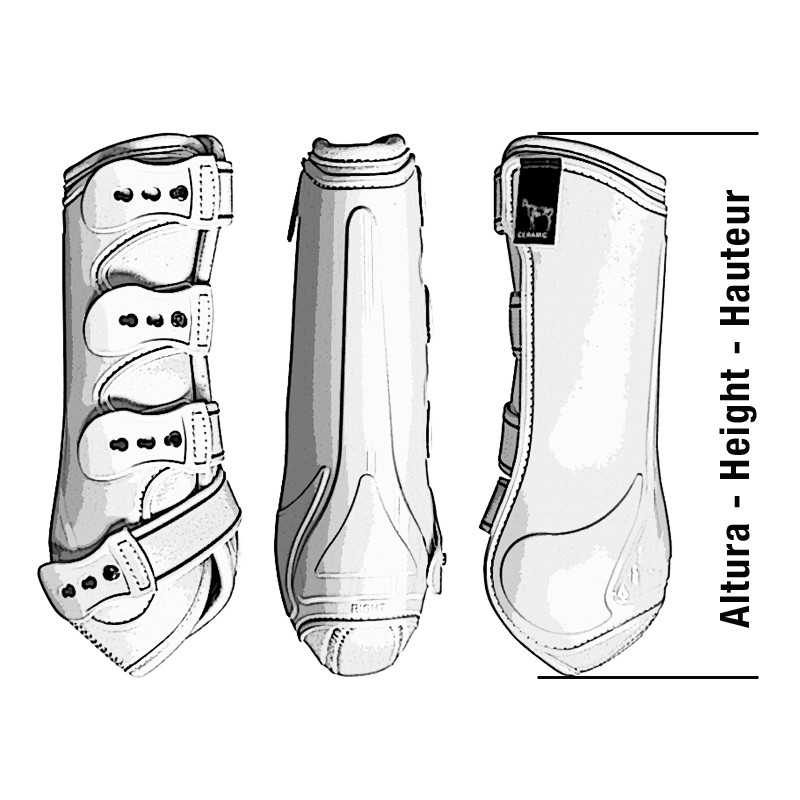 Caneleiras Cerâmica para dressage / mãos