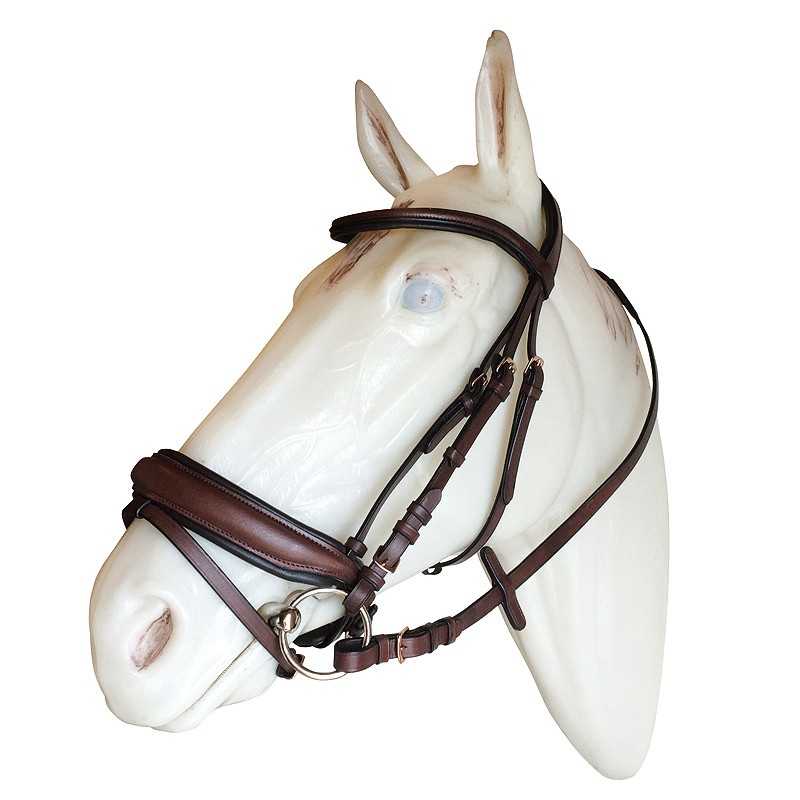 Cabeçada para bridão ovalada modelo OMEGA