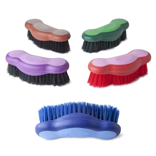 Conjunto de escovas de limpeza coloridas com cerdas grossas