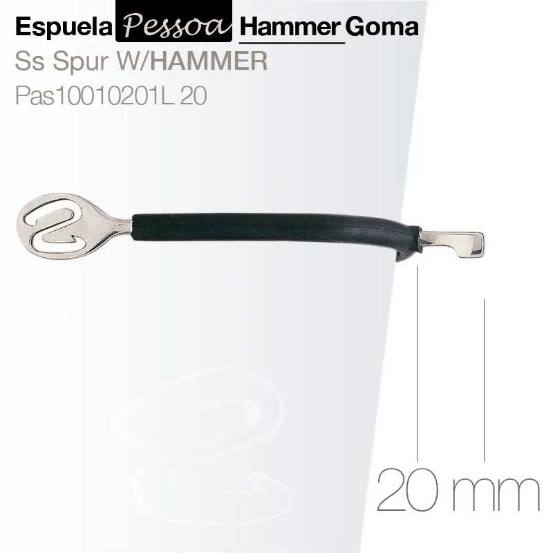 ESPORA PESSOA HAMMER C/BORRACHA PAS10010201M 20mm