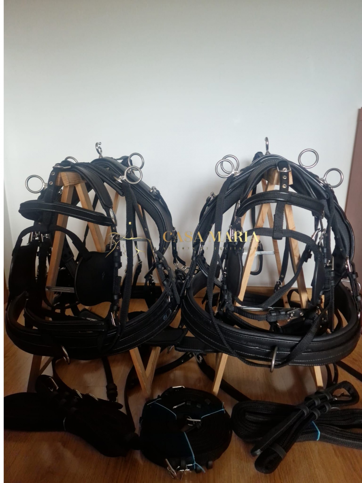 Arreios de Atrelagem de Parelha de Peitoral Engate rápido - Novo Modelo