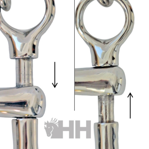 FREIO SEFTON POLO PERNA E EMBOCADURA MÓVEL COMPRIDO