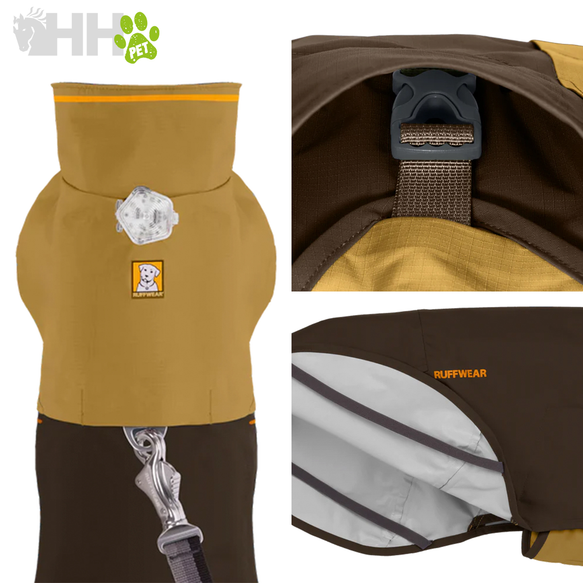 CAPA DE CHUVA RUFFWEAR PARA CÃES SUN SHOWER