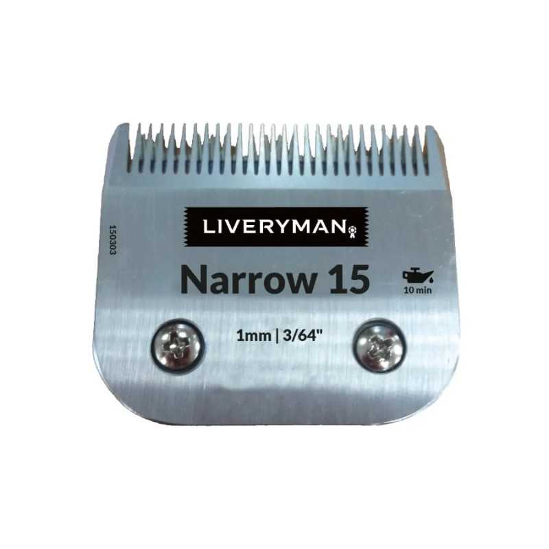 Pente Máquina de Tosquia Liveryman Harmony NARROW 15 (1 MM)