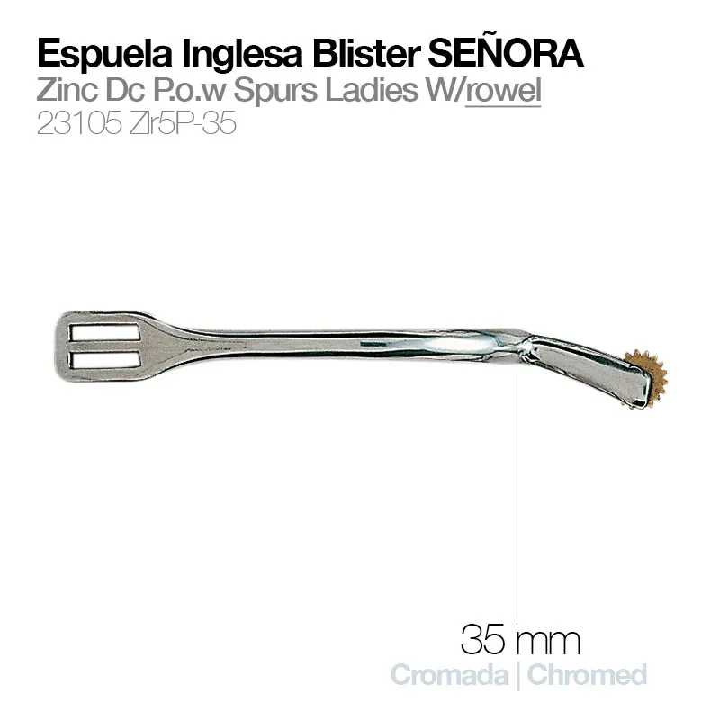 ESPORA INGLESA BLISTER  SENHORA  23105-ZLR5P-35