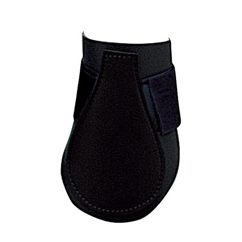 Proteção para casco de cavalo preta com velcro