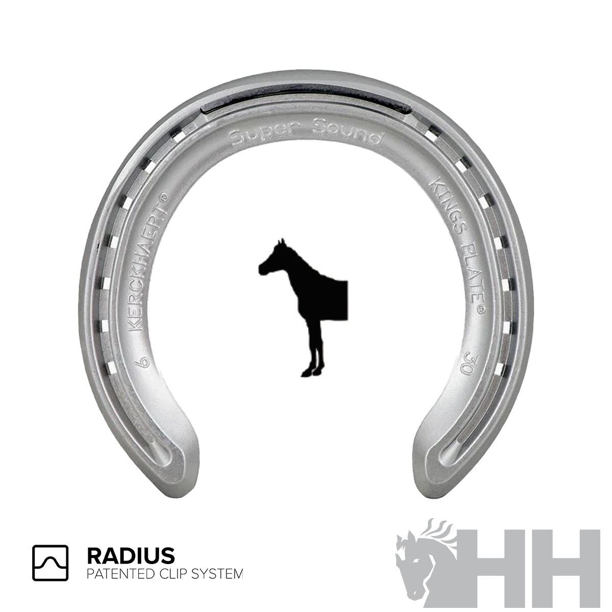 FERRADURA KERCKHAERT KINGS SUPER SOUND BLUE BOND ALUMÍNIO 1 ARPÃO DIANTEIRA