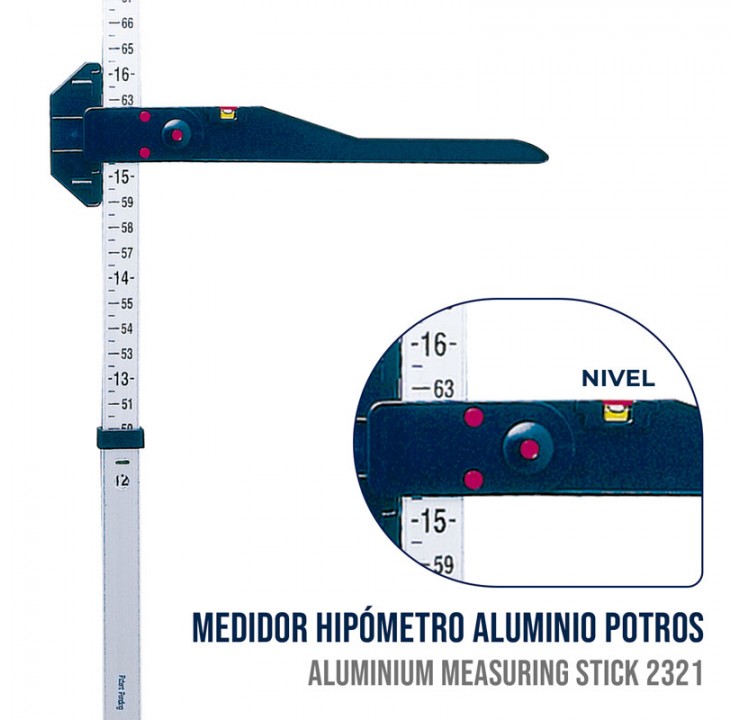HIPÓMETRO ALUMÍNIO  POLDROS