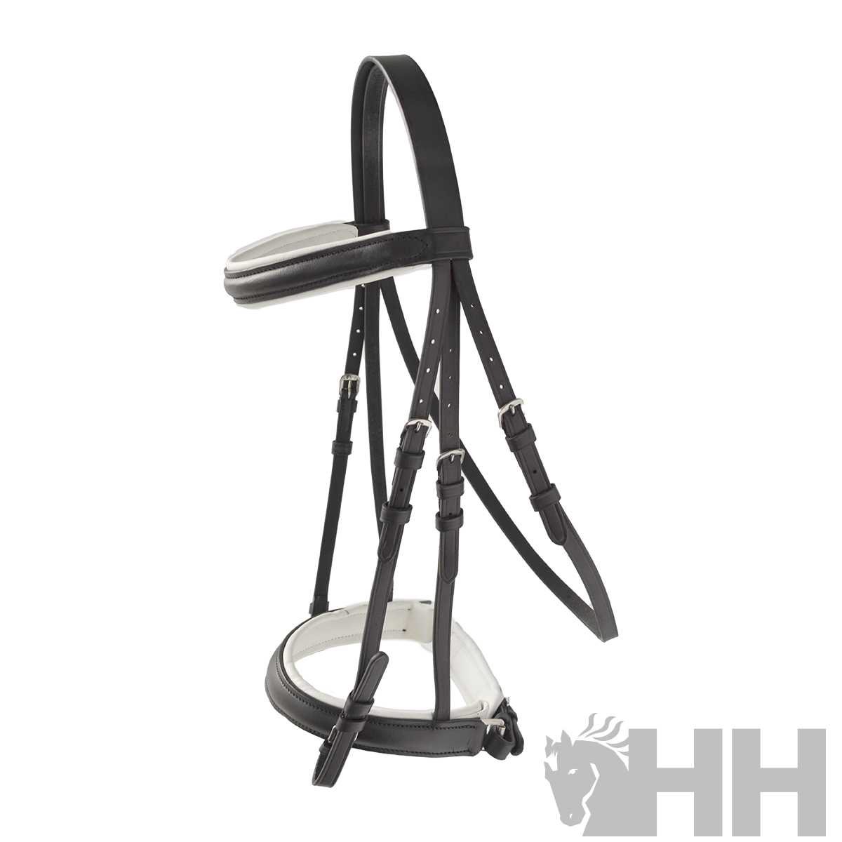 CABEÇADA INGLESA HH MIMAS FREIO-BRIDÃO