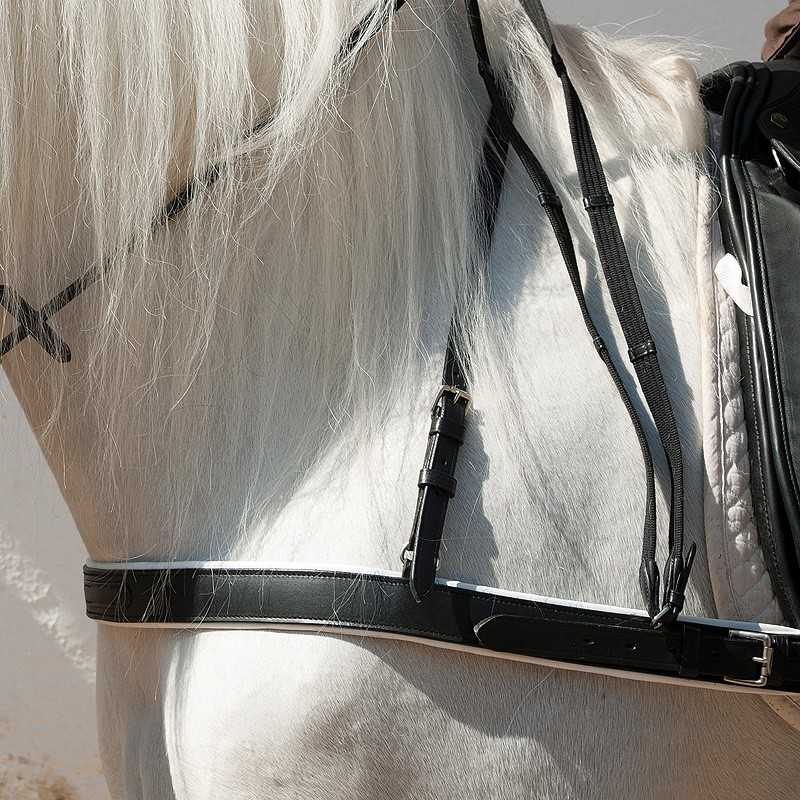 Peitoral MARJOMAN RETO FORRADO DE COURO DUPLO