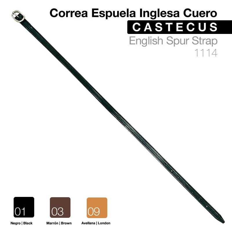 CORREIA ESPORA INGLESA COURO CASTECUS