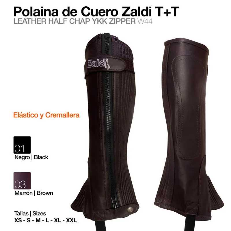 POLAINAS COURO C/ELÁSTICO ZALDI T+T