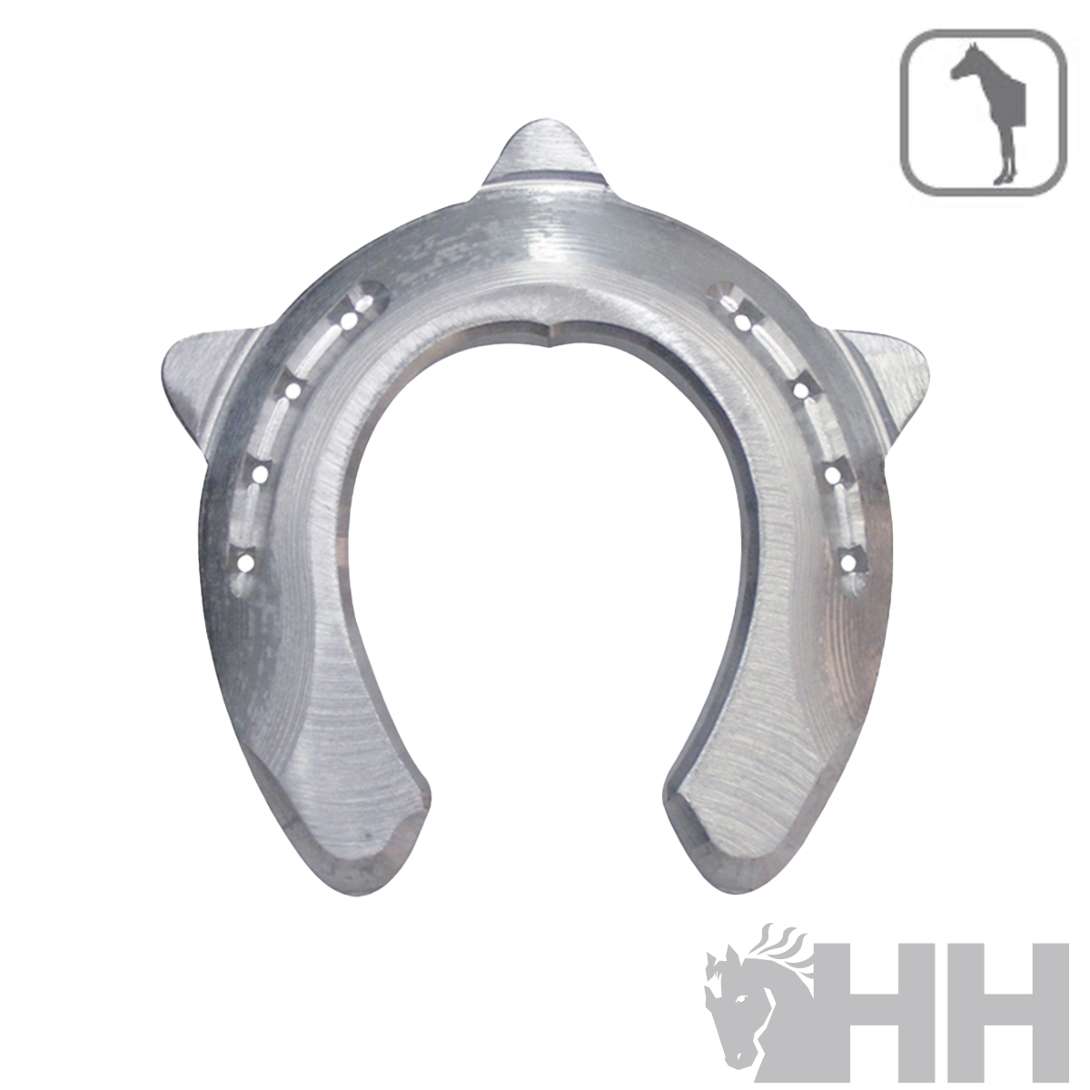 FERRADURA COLLEONI ALUMÍNIO CMDBBB ABERTA FULL ROLLING F 3 ARPÕES DIANTEIRA (PAR)