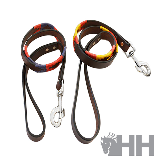 TRELA LEXHIS PARA CÃES COURO MODELO NAVAJO