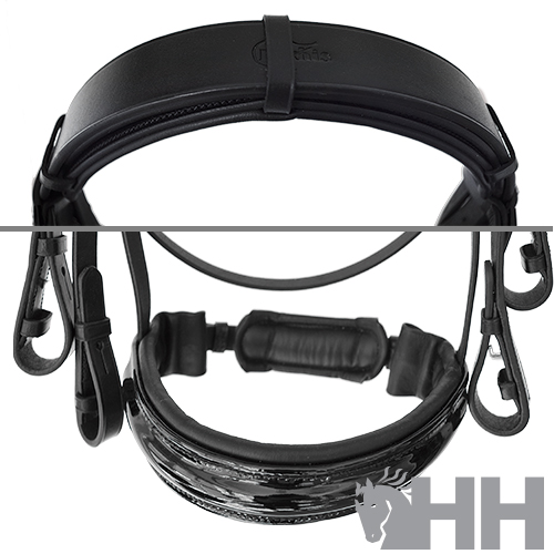 CABEÇADA INGLESA LEXHIS LUNA LUXE FREIO-BRIDÃO