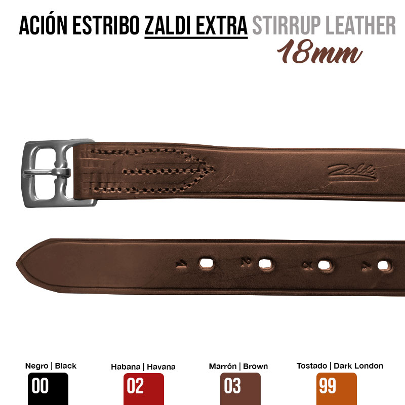 LOROS ESTRIBO ZALDI EXTRA 18MM.