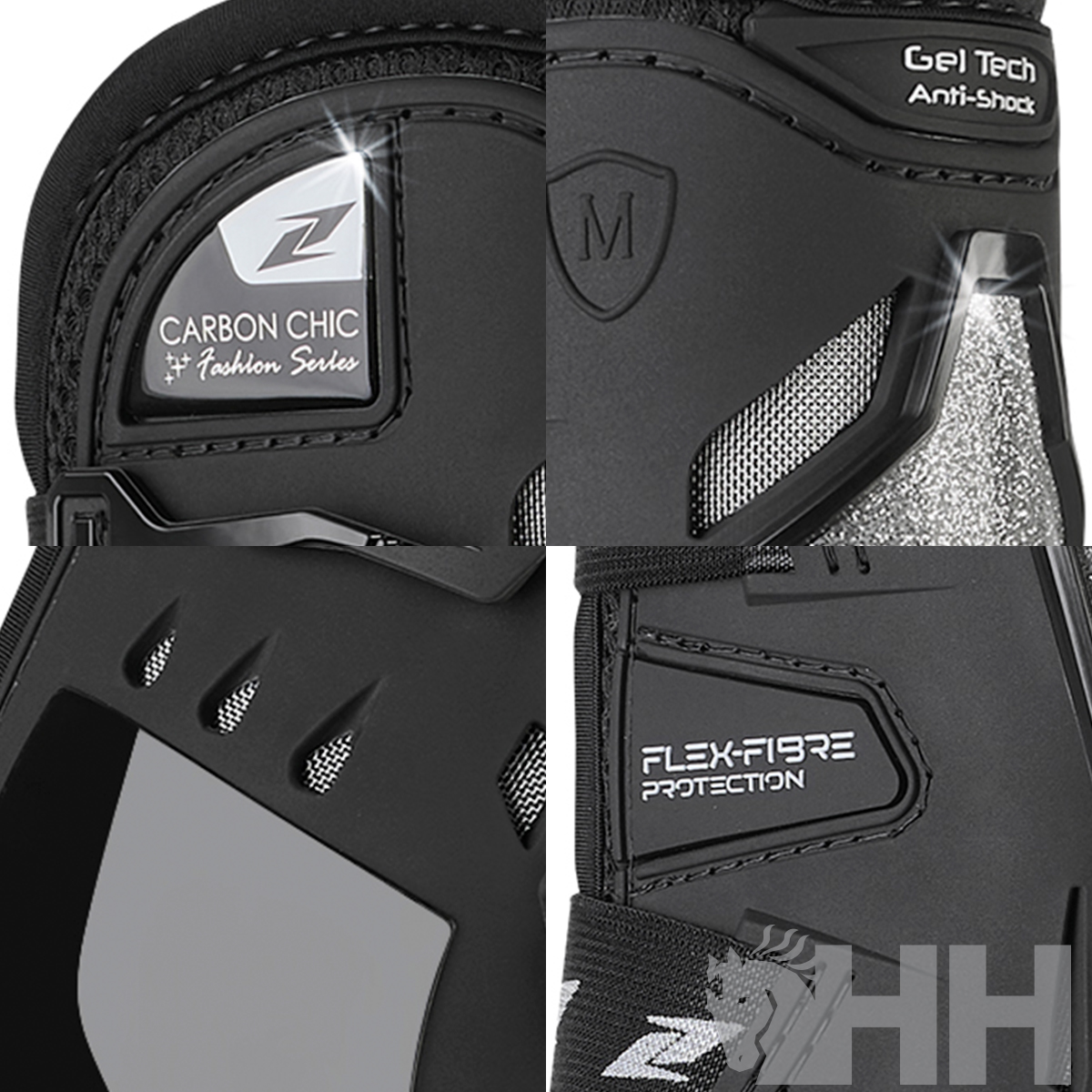 PROTETOR ZANDONÀ CARBON CHIC TENDÃO (PAR)